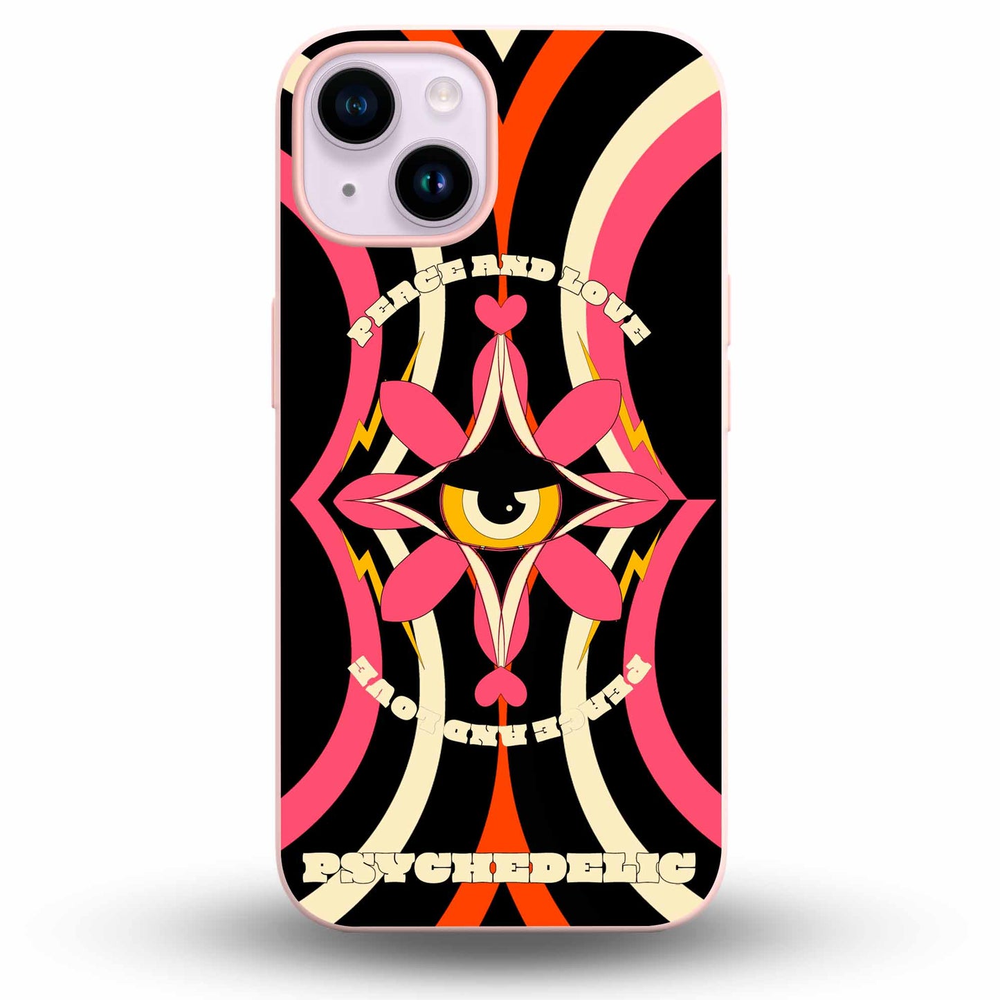 Flaming Gaze - Cover Monocolore Personalizzata