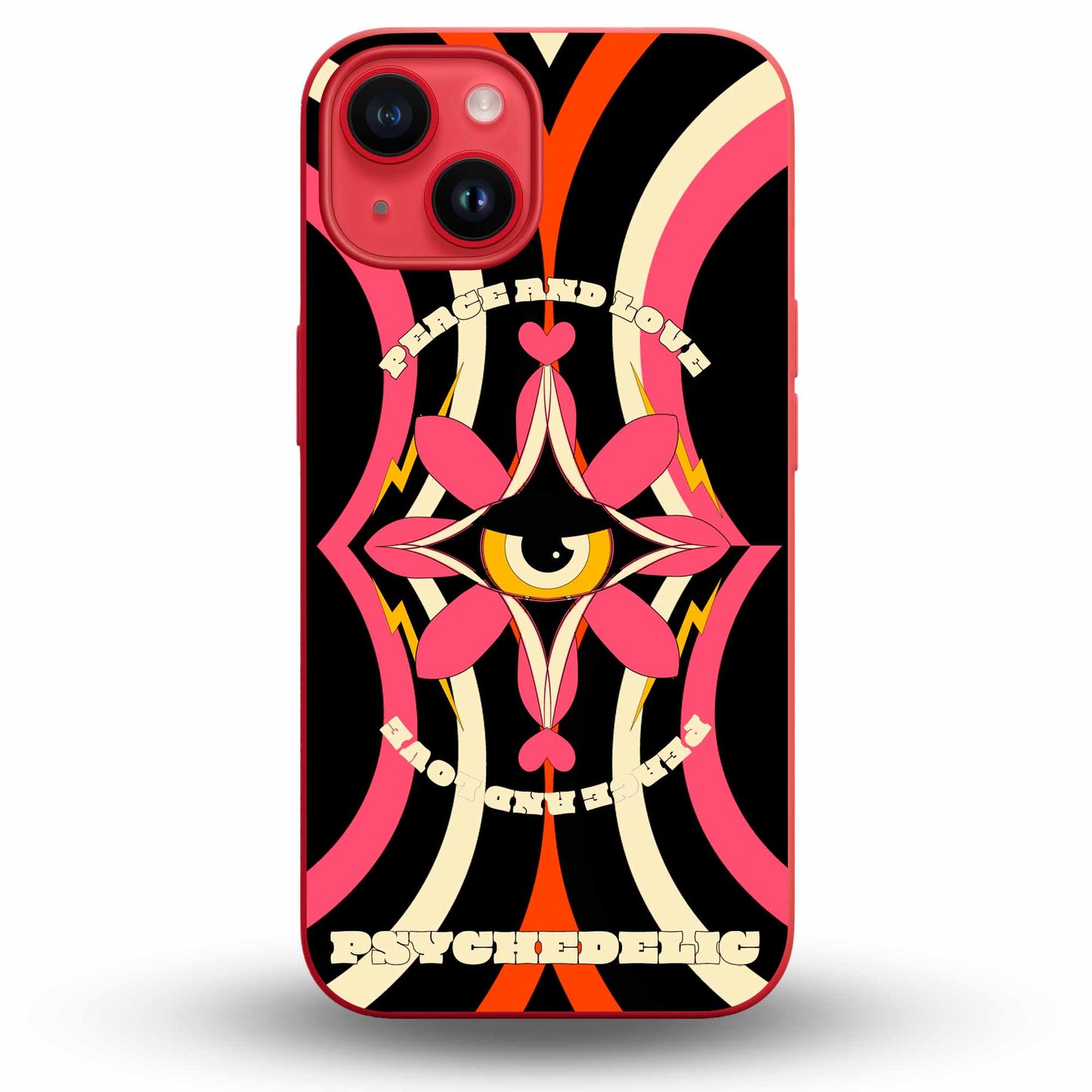 Flaming Gaze - Cover Monocolore Personalizzata