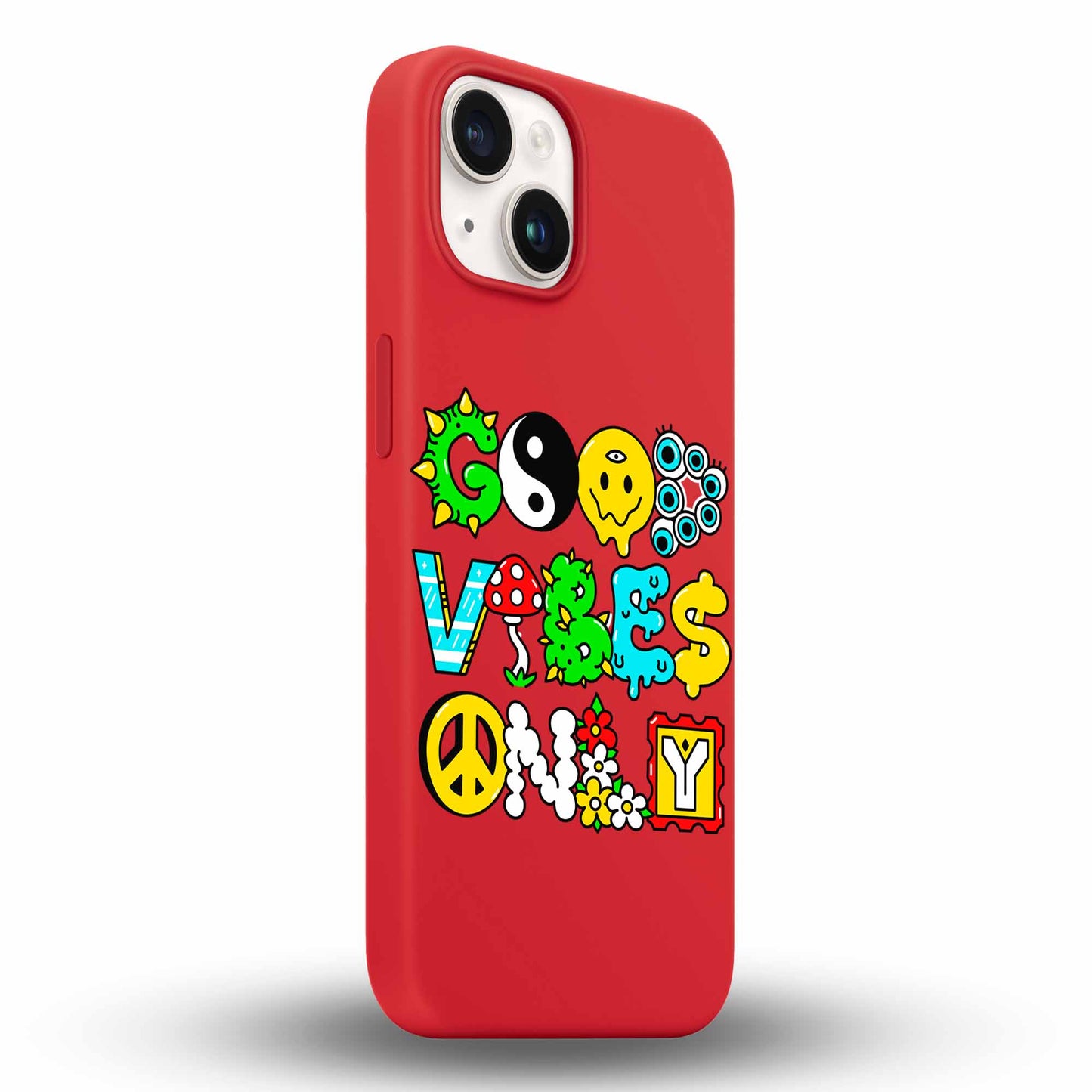 Good Vibes Only - Cover Monocolore Personalizzata