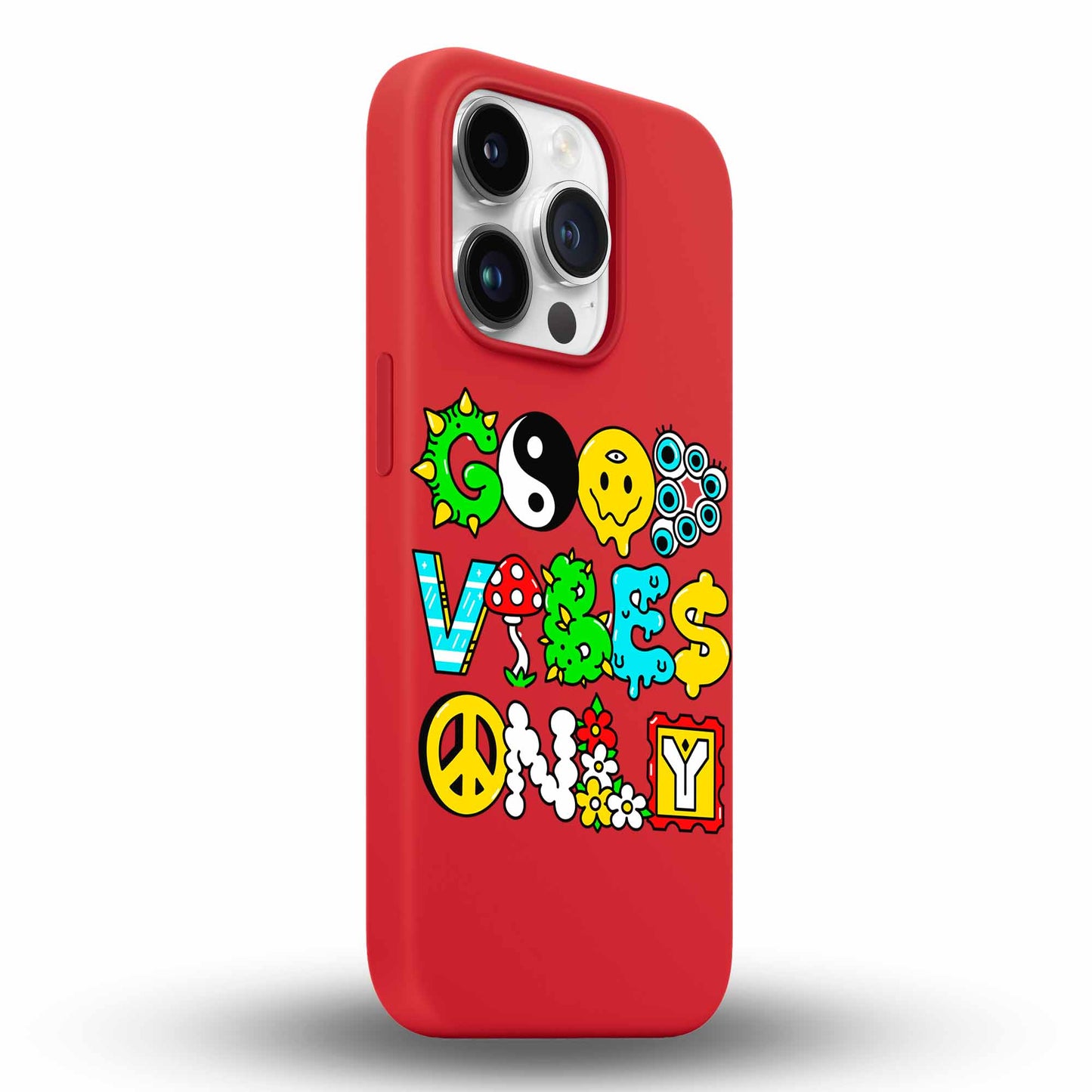 Good Vibes Only - Cover Monocolore Personalizzata