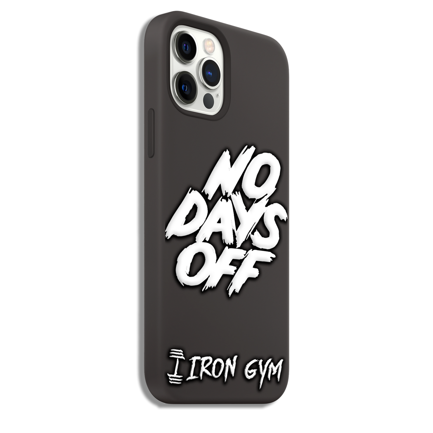 No Days Off (White on Black)- Cover Monotone
