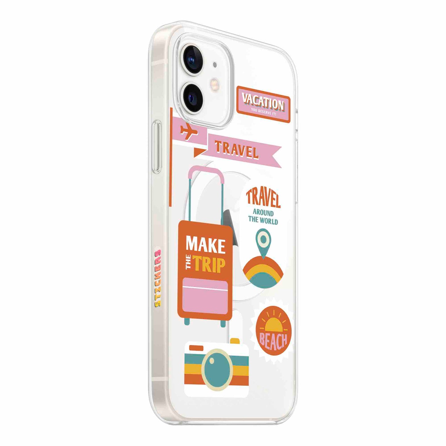 Vintage Vacay Stickers - Cover Magsafe Trasparente (MagClear Case)