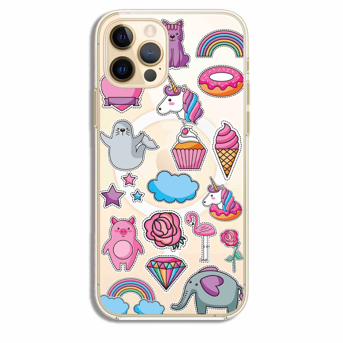 Kawaii Stickers - Cover Magsafe Trasparente (MagClear Case)