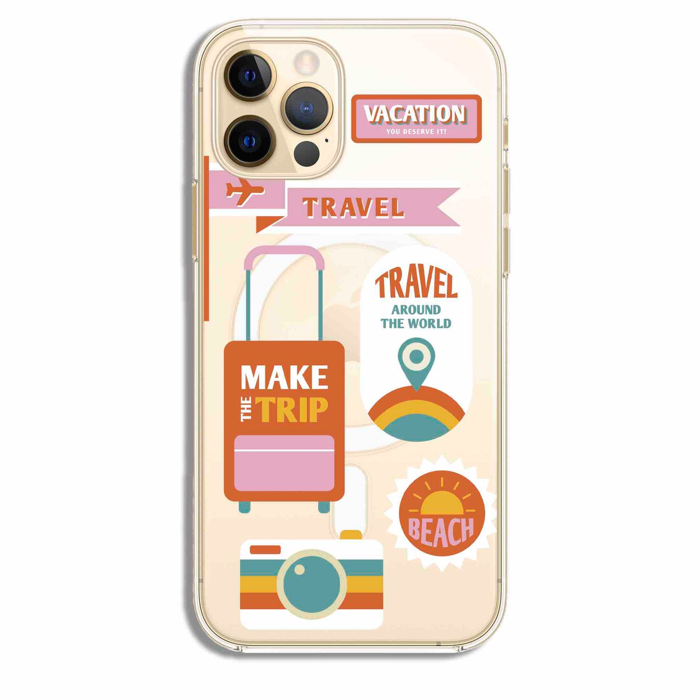 Vintage Vacay Stickers - Cover Magsafe Trasparente (MagClear Case)
