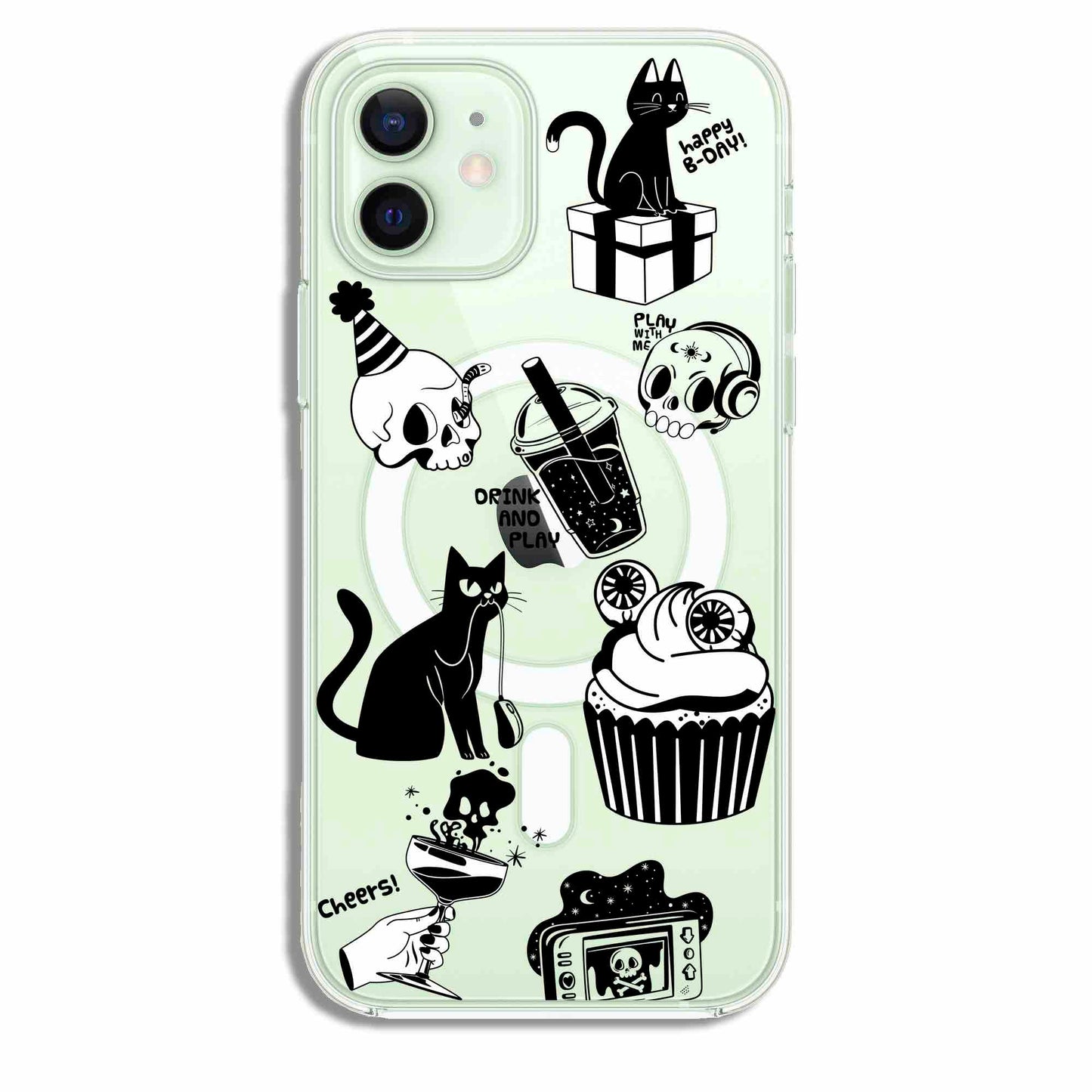 Dark&Mistic Stickers - Cover Magsafe Trasparente (MagClear Case)