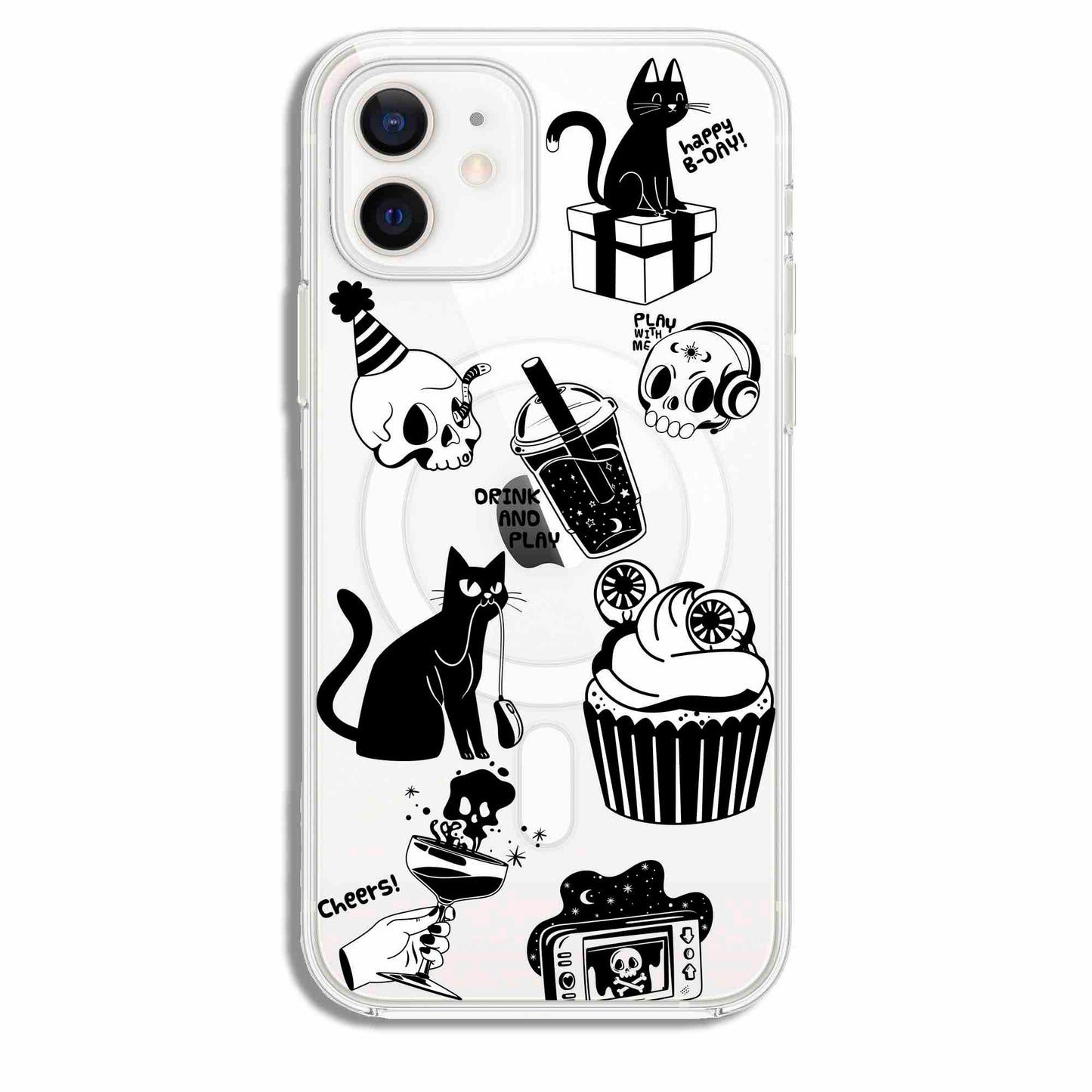 Dark&Mistic Stickers - Cover Magsafe Trasparente (MagClear Case)