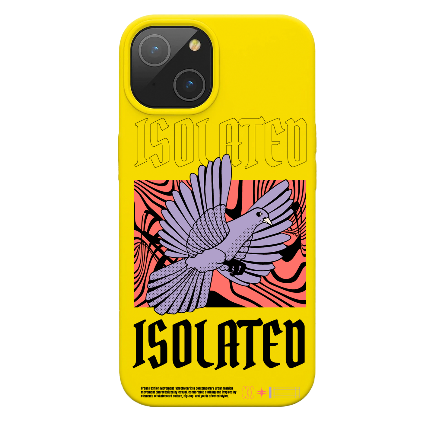 Isolated - Cover Monocolore Personalizzata