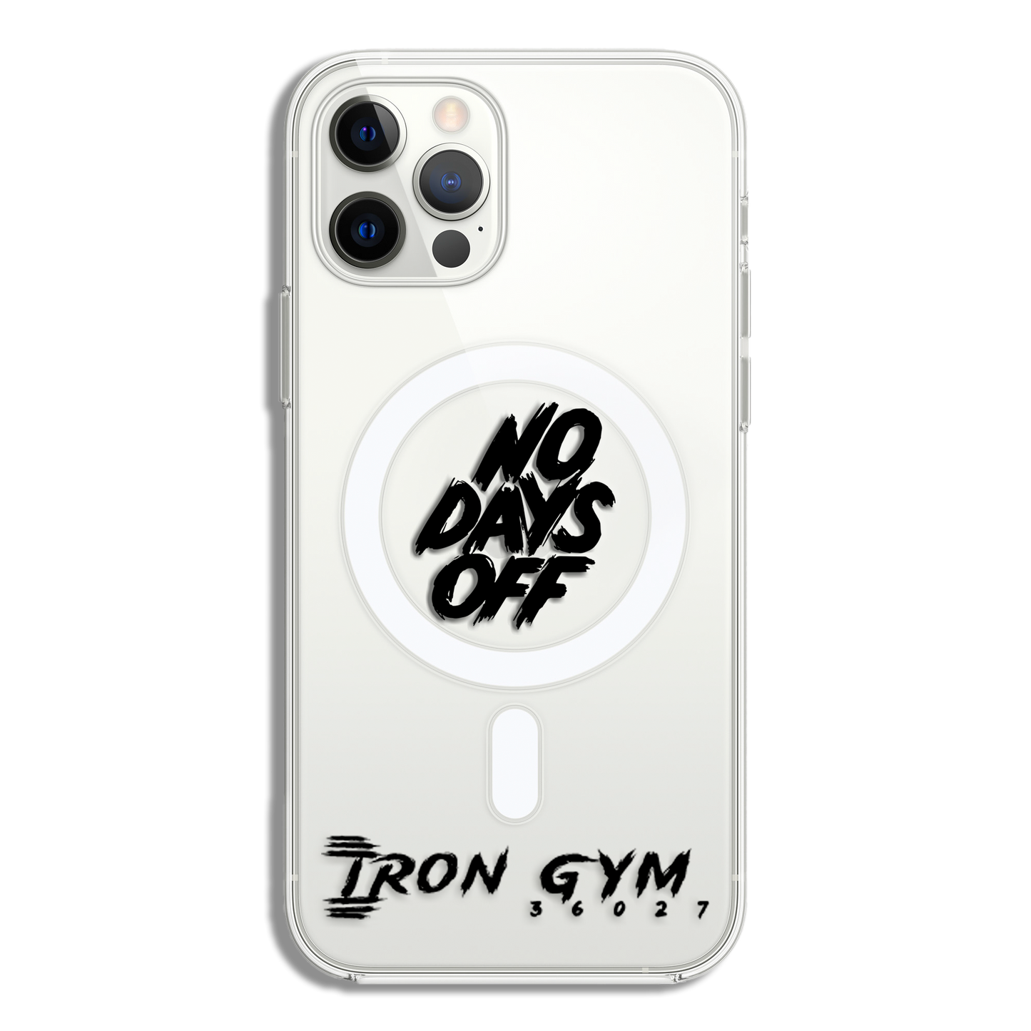 No Days Off Black/White - Cover Magsafe Trasparente (MagClear Case)