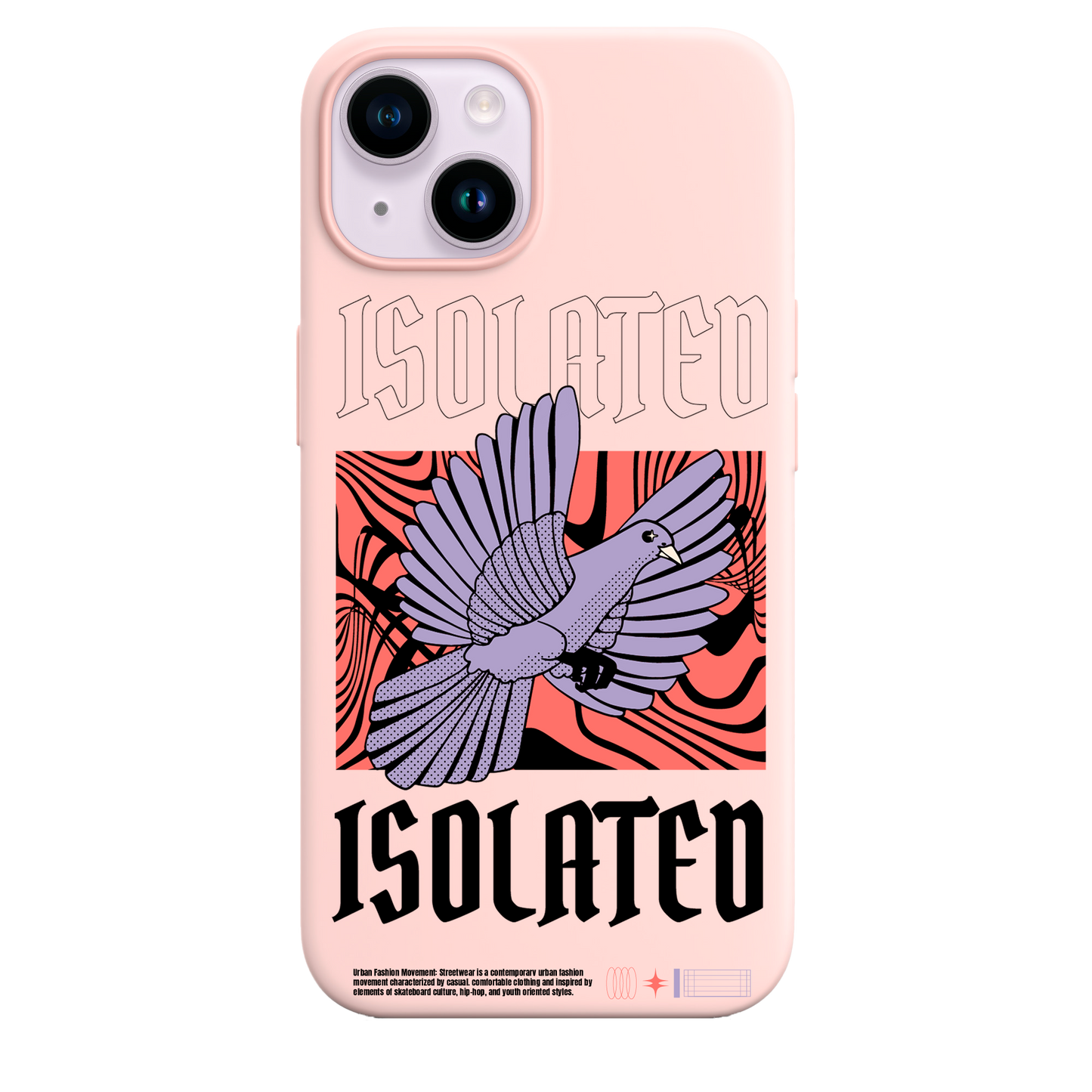 Isolated - Cover Monocolore Personalizzata