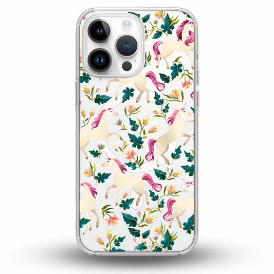 Fairy Unicorns - Cover MagSafe Trasparente Personalizzata