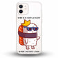 Sushi King - Cover MagSafe Trasparente Personalizzata