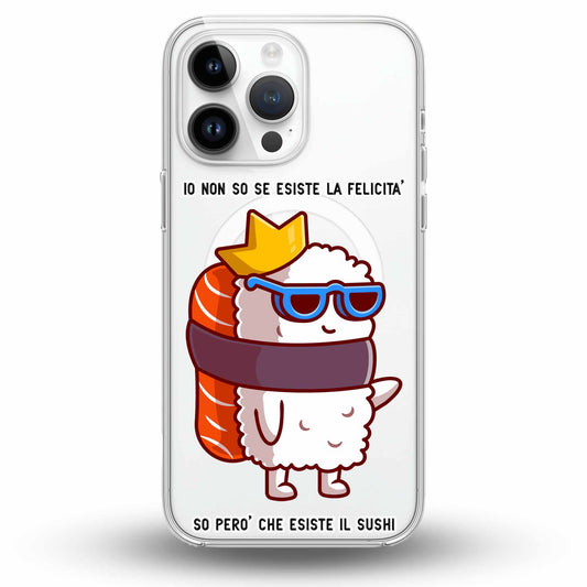 Sushi King - Cover MagSafe Trasparente Personalizzata