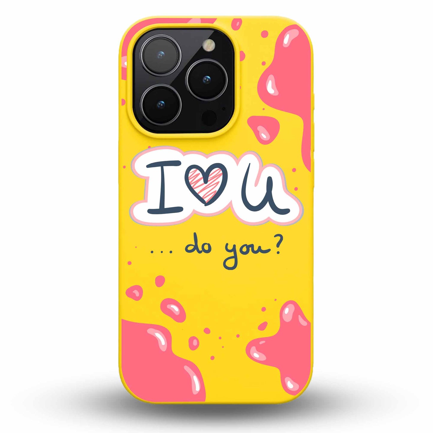 I❤️U - Cover Monocolore Personalizzata