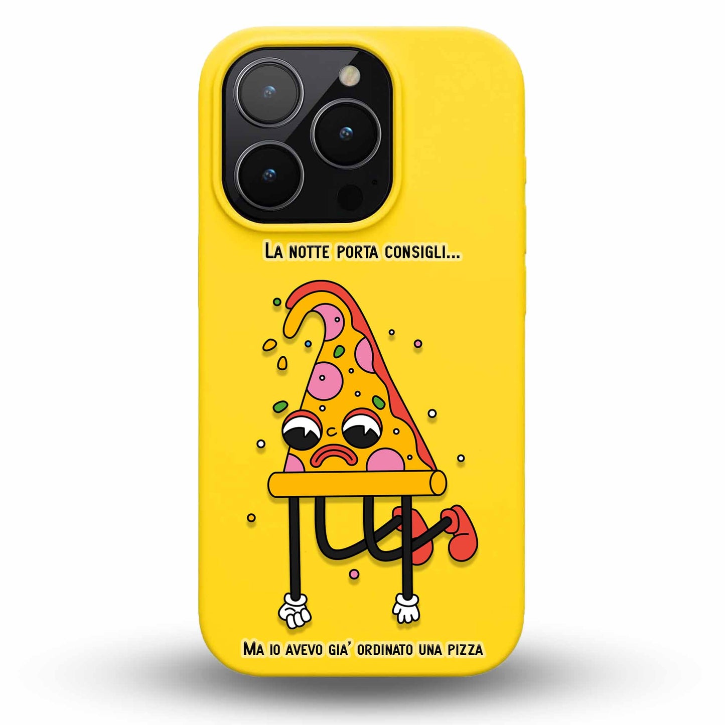 Pizza Mood - Cover Monocolore Personalizzata