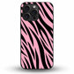 Charm Pink Zebra Luxe - Cover Monocolore Personalizzata
