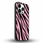 Charm Pink Zebra Luxe - Cover Monocolore Personalizzata