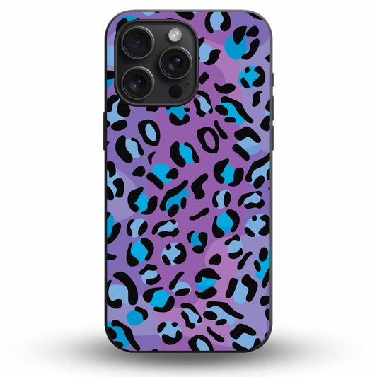 Blue Violet (Leopard Luxe) - Cover Monocolore Personalizzata