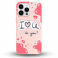 I❤️U - Cover Monocolore Personalizzata