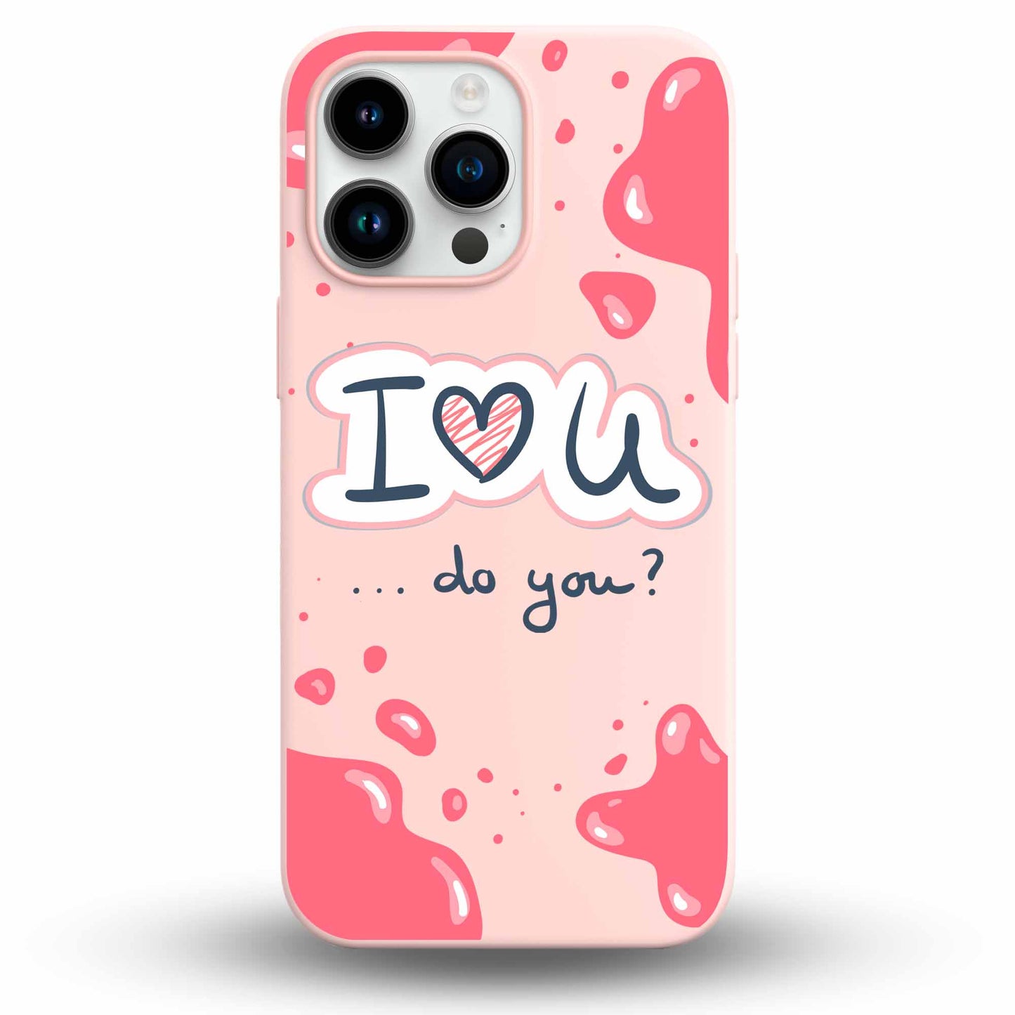 I❤️U - Cover Monocolore Personalizzata