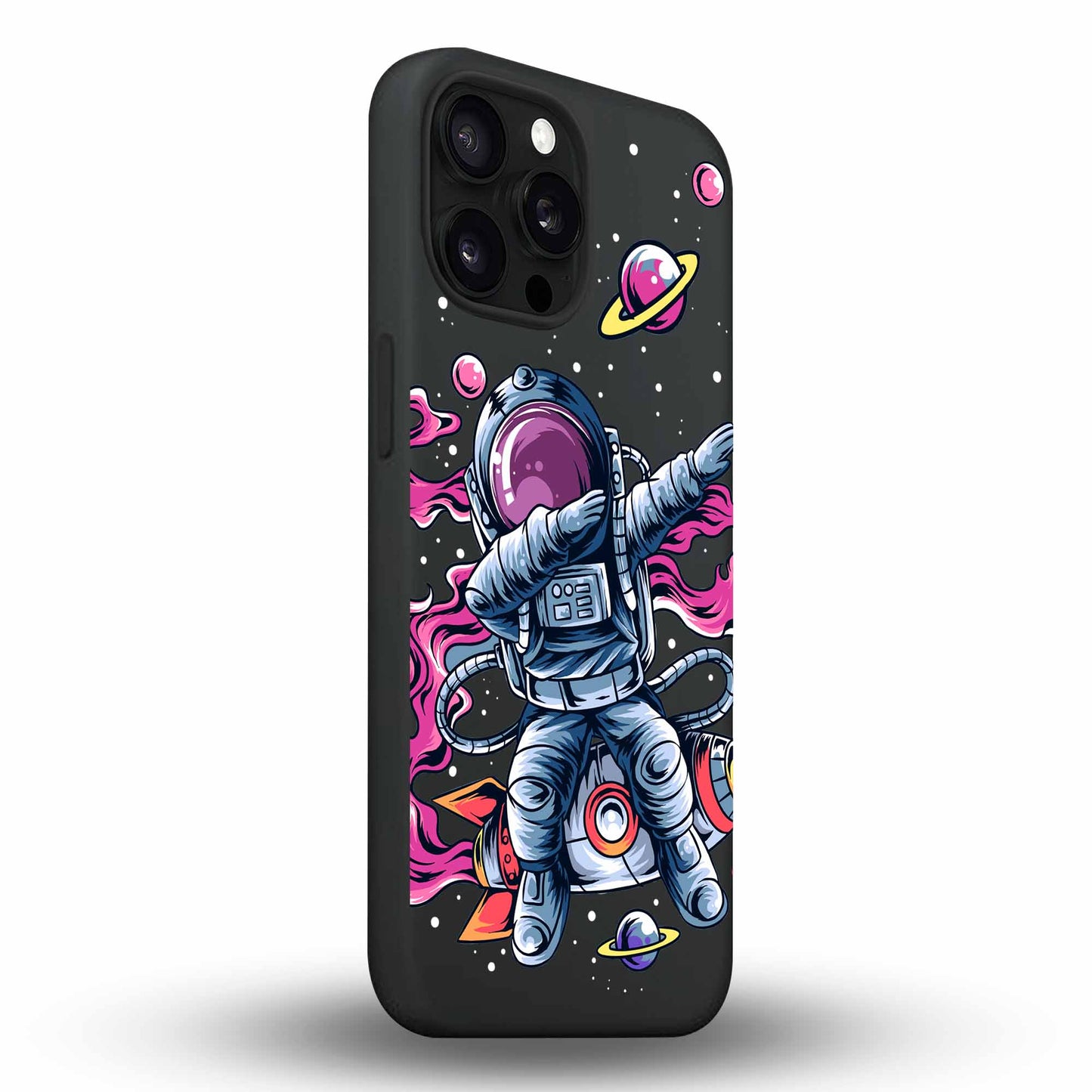 Dabbing Astronaut - Cover Monocolore Personalizzata