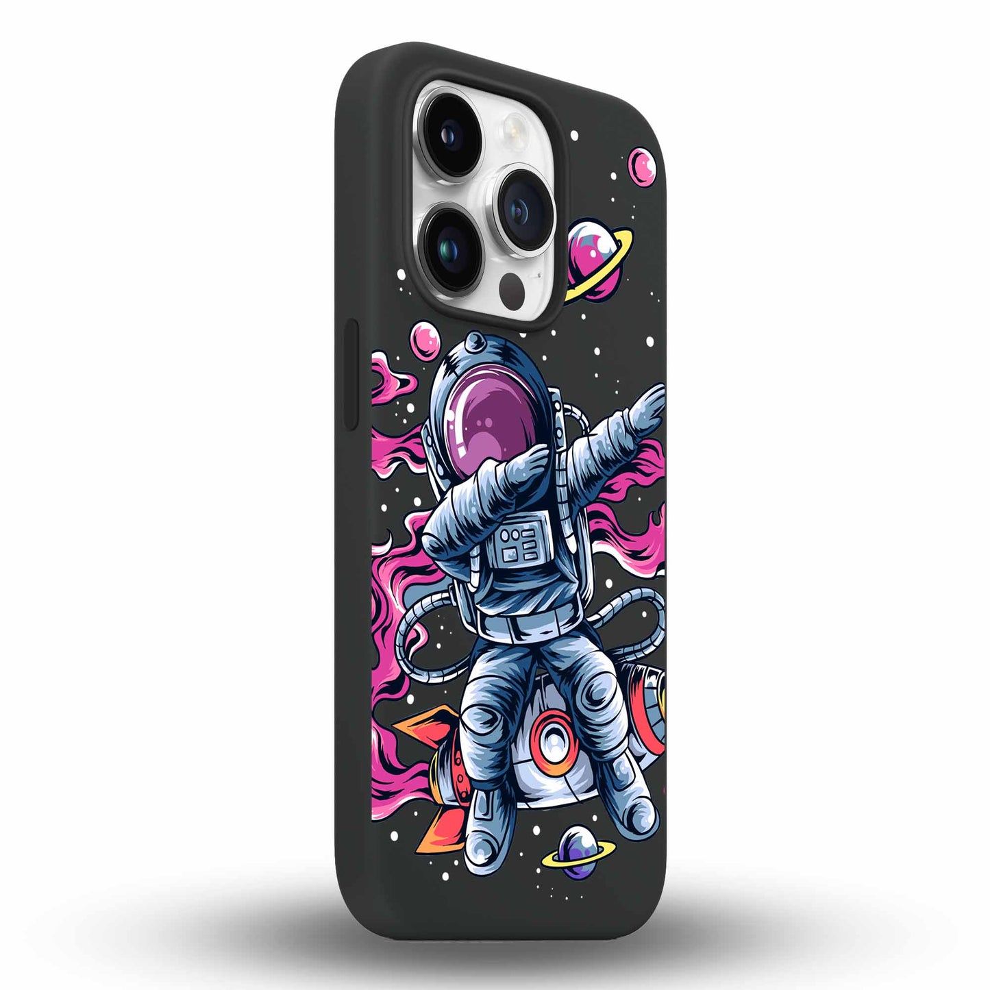 Dabbing Astronaut - Cover Monocolore Personalizzata