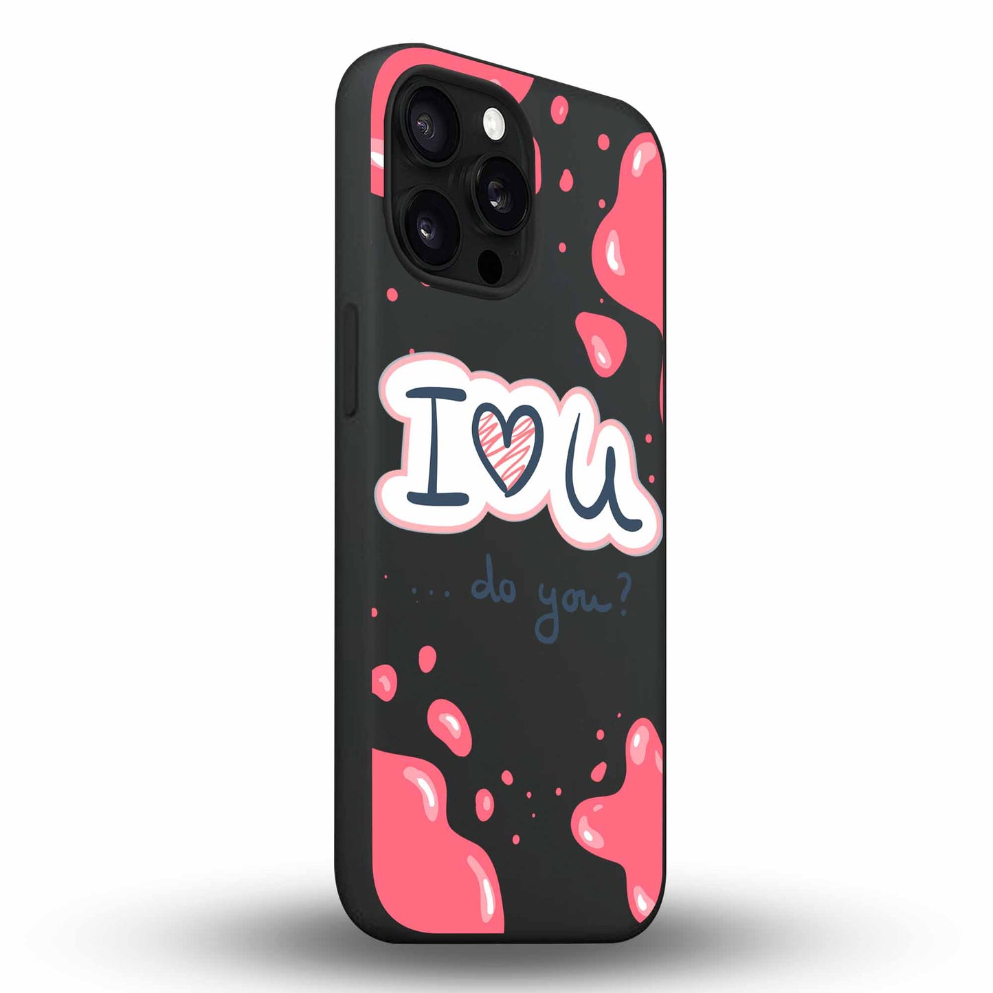 I❤️U - Cover Monocolore Personalizzata