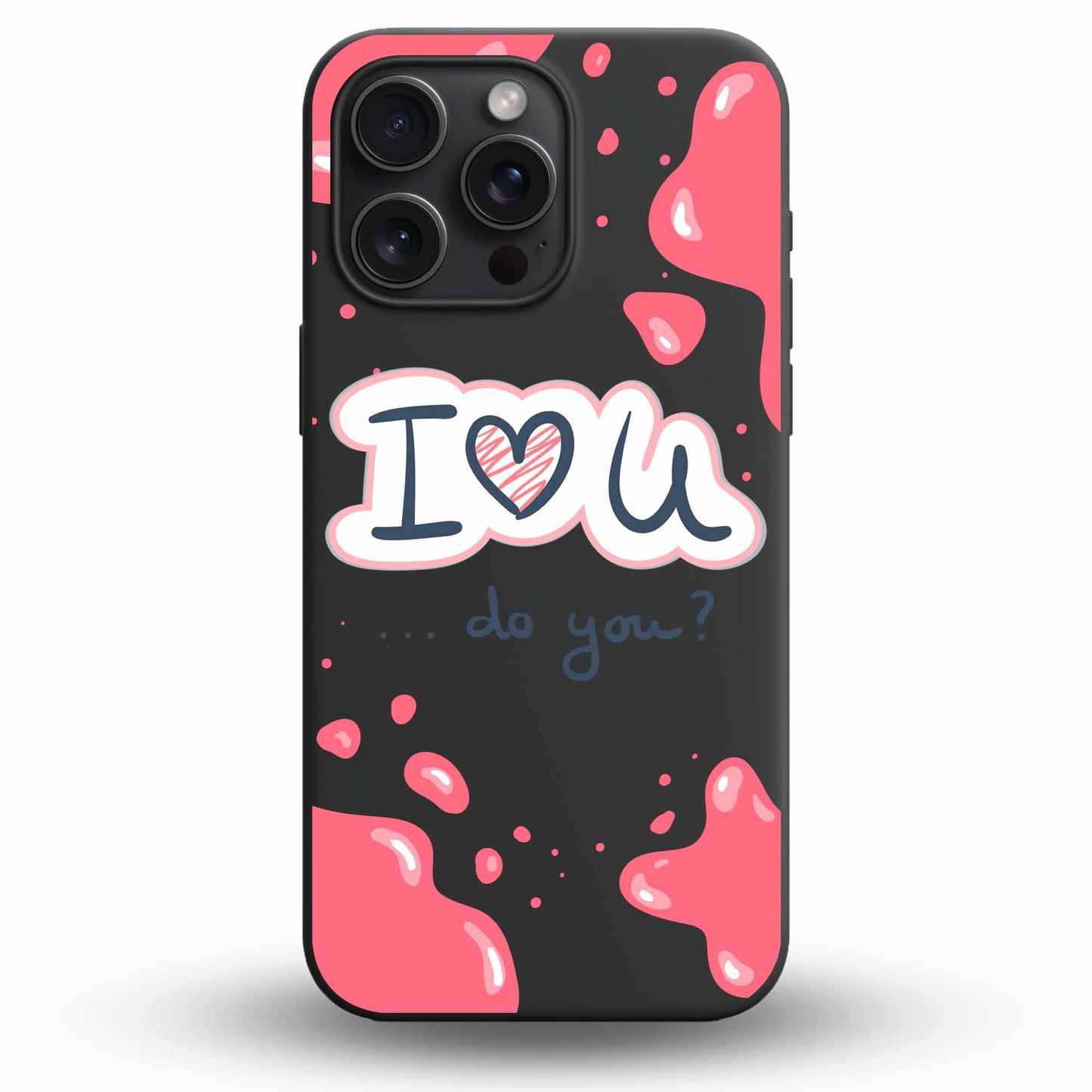 I❤️U - Cover Monocolore Personalizzata