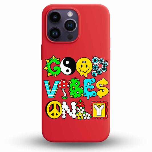 Good Vibes Only - Cover Monocolore Personalizzata