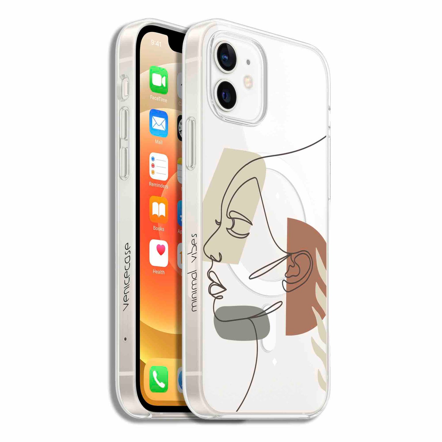 Minimal Bravery - Cover Magsafe Trasparente (MagClear Case)
