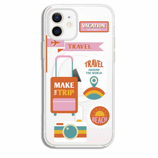 Vintage Vacay Stickers - Cover Magsafe Trasparente (MagClear Case)