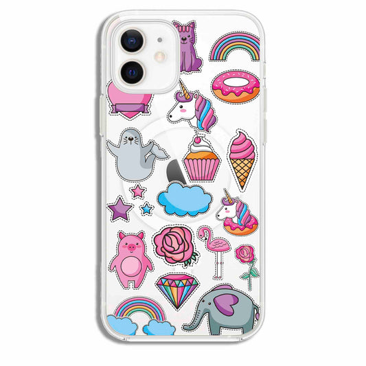 Kawaii Stickers - Cover Magsafe Trasparente (MagClear Case)