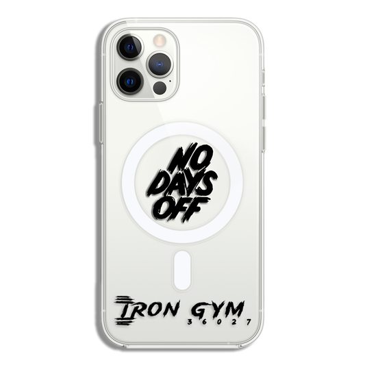 No Days Off Black/White - Cover Magsafe Trasparente (MagClear Case)